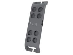 Philips Överspänningsskydd för hemelektronik SPN3080B/10, 900 J, 8 AC-utgångar, Vit, 2 m, 721,5 g, 160 mm