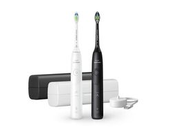 Philips Sonicare 5500 HX7119/02 tandborste, 2 st. Svart/vit