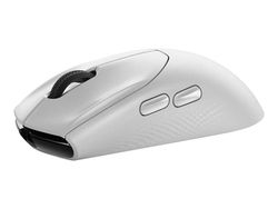 Alienware Tri-Mode Gaming Mouse AW720M - Mus - optisk - 8 knapper - kablet, trådløs - USB, 2.4 GHz, Bluetooth 5.1 - månelys