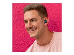 JLab Audio Go Air POP - True wireless-hörlurar med mikrofon - inuti örat - Bluetooth - blågrön