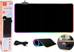 LeanToys gaming musematte med LED-belysning 30x80 cm