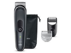 Braun BG5350, Sort, Sølv, 0,5 mm, 1,1 cm, Opladning, Vekselstrøm/batteri, 100 min.