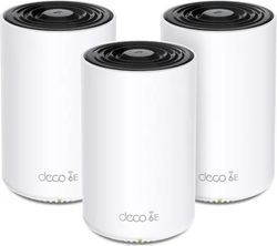 TP-Link Deco XE75 Pro (3-pk), Hvid, Intern, Mesh-system, 670 m², FCC: