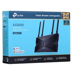 TP-Link Archer AX53 V1 - Trådløs ruter 4-portssvitsj - 1GbE - Wi-Fi 6 - Dobbeltbånd