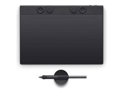 Wacom Intuos Pro Medium - Digitaliserer - høyre- og venstrehåndet - 26.3 x 14.8 cm - elektromagnetisk - 10 knapper - trådløs, kablet - USB, Bluetooth