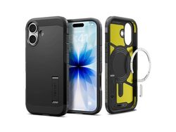 Spigen Tough Armor T (MagFit), Etui, Apple, iPhone 17, 16 cm (6.3"), Svart