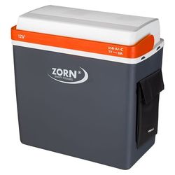 ZORN 21L Elektrisk køleboks 12V med USB A+C
