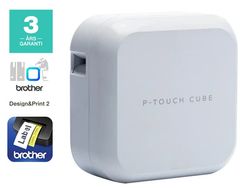 Brother PT-P710BT Cube Plus labelprinter Bluetooth - hvid