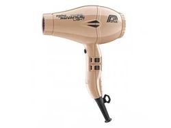 Parlux Advance, 2500 h, 83 m³/h, Guld, 3 m, 2200 W, 1 styck