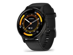 Garmin Venu 3 - 45 mm - svart fiberförstärkt polymer - smart klocka med band - silikon - handledsstorlek: 135-200 mm - display 1.4" - 8 GB - Blueto...