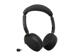 Jabra Evolve3 65 Flex LINK390C MS on-ear-headset ANC Bluetooth, svart