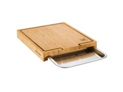 ZWILLING BBQ+ Skærebræt Med bakke 39 cm x 30 cm, Bambus