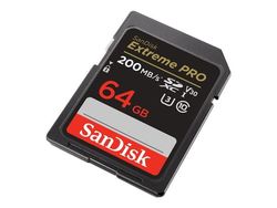 SanDisk Extreme Pro - Flashminnekort - 64 GB - Video Class V30 / UHS-I U3 / Class10 - SDXC UHS-I