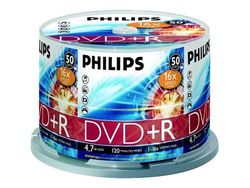 Philips DR4S6B50F - 50 x DVD+R - 4.7 GB (120 min) 16x - spindel