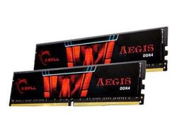 G.Skill AEGIS - DDR4 - modul - 16 GB - DIMM 288-pin - 3000 MHz / PC4-24000 - CL16 - 1.35 V - ej buffrad - icke ECC