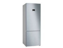 Bosch Serie | 4 KGN56XLEB - Kjøleskap/fryser - bunnfryser - bredde: 70 cm - dybde: 80 cm - høyde: 193 cm - 508 liter - Klasse E - rustfritt stål ut...
