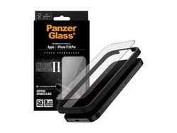 PanzerGlass Ceramic II Screen Protector iPhone 17 | iPhone 16 Pro | Ultra-Wide Fit w. EasyAligner