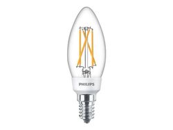 Philips SceneSwitch - LED-lyspære - form: pære - E14 - 5 W (ekvivalent 40 W) - klasse F - varmhvitt/flammelys - 2200/2500/2700 K