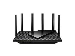TP-Link Archer AX72 Pro, Wi-Fi 6 (802.11ax), Dobbelbånd (2.4 GHz / 5 GHz), Ethernet/bredbåndsforbindelse, Svart, Skrivebord/stolperuter