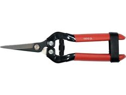 Yato hagesaks for frukt, planter og blomster 185 mm bøyd nese (YT-8817)