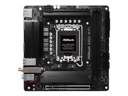 ASRock B860I WiFi - Hovedkort - mini-ITX - LGA1851-sokkel - B860 Chipset - USB-C 3.2 Gen 2x2, USB-C 3.2 Gen2, USB 3.2 Gen 2, USB 3.2 Gen 1 - 2.5 Gi...