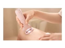 Philips Epilator Series 9000 BRE719/00 Sladdlös epilator, våt och torr, Rosa, 32 pincetter, Epilering, Exfoliering, Rakning, 70400 rpm, Batteri, In...