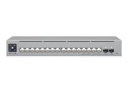 Ubiquiti UniFi Switch Pro Max 16 PoE - Switch - L3 - Styrt - 12 x 10/100/1000 (12 PoE+, 4 PoE++) + 4 x 2.5GBase-T + 2 x 10 Gigabit Ethernet - stasj...