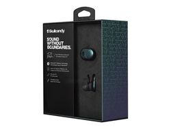 Skullcandy Push - True wireless-hodetelefoner med mikrofon - i øret - Bluetooth - psykotropisk blågrønt