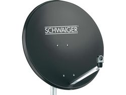 Schwaiger SPI996, 10,7 - 12,75 GHz, 38,5 dBi, Antrasitt, Aluminium, Plast, Stål, 75 cm, 745 mm
