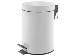 Wesco søppelbøtte med pedal hvit T-Y0103M 3 L OKKO