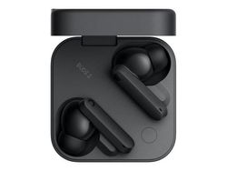 CMF Buds 2 - True wireless-hörlurar med mikrofon - öronknopp - Bluetooth - aktiv brusradering - mörkgrå