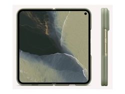 Google – Beskyttelsesetui til mobiltelefon – polykarbonat – olivengrønn – til Pixel 11 Pro Fold