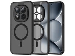 Tech-Protect MagMat MagSafe-deksel til Xiaomi Poco M8 Pro / Redmi Note 15 Pro+ 5G - sort