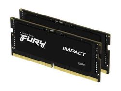 Kingston FURY Impact - DDR5 - sats - 64 GB: 2 x 32 GB - SO DIMM 262-pin - 4800 MHz / PC5-38400 - CL38 - 1.1 V - ej buffrad - on-die ECC