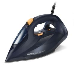 Philips 7000 series DST7060/21 HV Ångstrykjärn blått/gult, Ångstrykjärn, Stryksula SteamGlide Elite, 2 m, 250 g/min, Blå, Gul, 50 g/min
