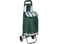 Slazenger handlevogn med handlebag på hjul 31L grønn/hvit