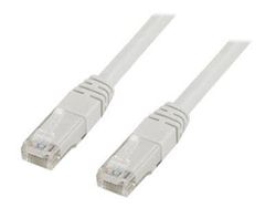 DELTACO - Koblingskabel - RJ-45 (hann) til RJ-45 (hann) - 3 m - UTP - CAT 6 - hvit