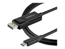 StarTech 6ft/2m USB C to DisplayPort 1.4 Cable 8K 60Hz/4K, Bidirectional DP to USB-C or USB-C to DP Reversible Video Adapter Cable, HBR3/HDR/DSC, U...
