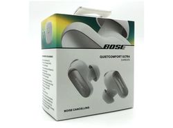 Bose QuietComfort Ultra Earbuds - True wireless-hörlurar med mikrofon - inuti örat - Bluetooth - aktiv brusradering - white smoke