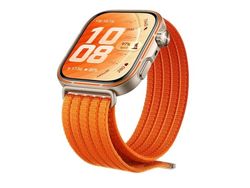 Huawei Watch Fit 5 Pro - Aluminiumslegering - smartklokke med stropp - nylon - oransje - håndleddstørrelse: 130-210 mm - display 1.92" - NFC, Bluet...