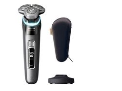 Philips i9000 Prestige XP9202/10 Rakapparat för våt- och torrakning med SkinIQ, Roterande rakhuvud, Grå, SkinIQ, Rostfritt stål, Android, iOS, Batteri