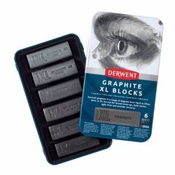 Derwent XL Graphite Blocks 6 stk tin