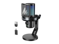 maono DM40 Pro Wireless Belaidis Kondensatorinis Mikrofonas | Juodas