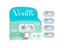 Gillette Venus Pro Smooth Sensitive CRT barberblader, 4 stk.