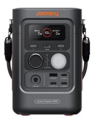 Jackery Explorer 300D - Bärbar kraftstation - DC 5 / 9 / 12 / 15 / 20 / 28 V - 300 watt - litium järn fosfat - 15 Ah - 288 Wh - utgångskontakter: 5