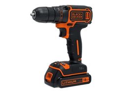 BLACK+DECKER BDCDC18-QW - Borr/drivare - sladdlös 10 mm - 30 N·m laddare medföljer - 18 V