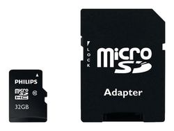 Philips FM32MP45B - Flash-minneskort (microSDHC/SD-adapter ingår) - 32 GB - Klass 10 - microSDHC