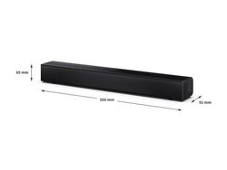 Sharp HT-SB121 - Lydplanke - for TV - 2.0-kanal - trådløs - Bluetooth - 40 watt - matt svart (grillfarge - matt svart)