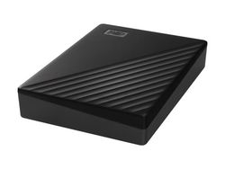 WD My Passport WDBR9S0060BBK - Harddisk - kryptert - 6 TB - ekstern (bærbar) - USB 3.2 Gen 1 - 256-bit AES - svart