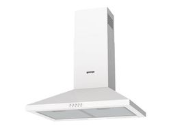 Gorenje Essential WHC629E4W - Panser - røykkanal - bredde: 60 cm - dybde: 45 cm - ekstraksjon og resirkulasjon (-) - hvit